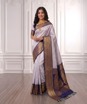 SEMI PATTU SILK BLEND SAREE